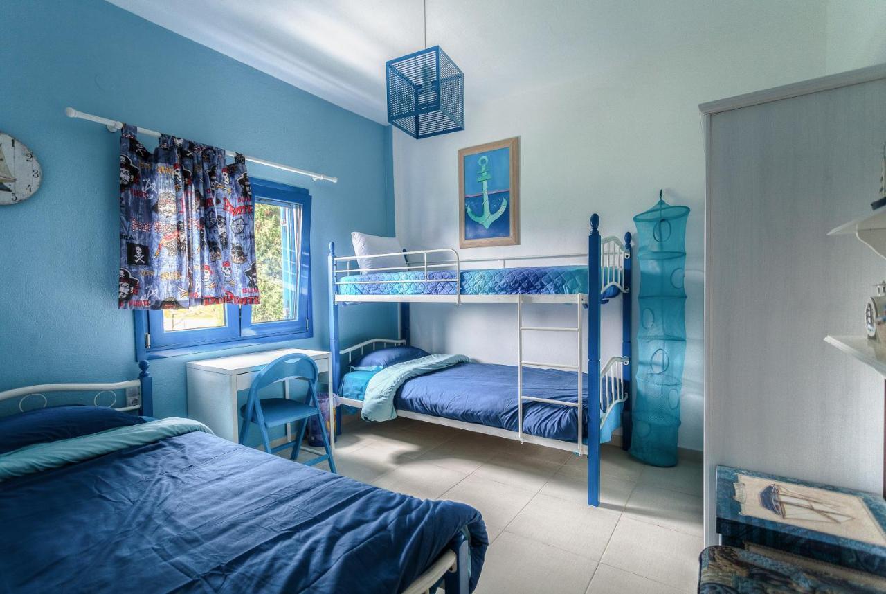 Navy Greece Villa With Swimming Pool & Sea View Μακρύγιαλος Εξωτερικό φωτογραφία